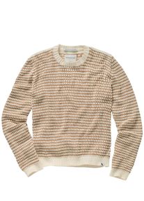 Peregrine Herren Island-Crochet-Jumper Braun 100 % Baumwolle