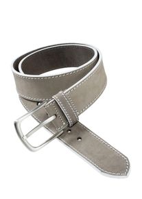 Mey & Edlich Mey & Edlich Herren Wei&szlig;stich-G&uuml;rtel Grau Breite: ca