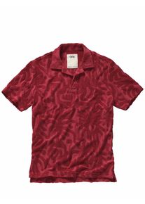 OAS Herren Poloshirt Loefy Rot 80 % Baumwolle, 20 % Polyester