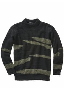 Mey & Edlich Mey & Edlich Herren Tektonischer Pullover Schwarz 34 % Wolle, 33 % Polyacryl, 33 % Polyester