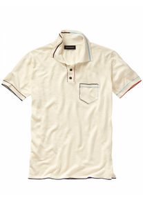 Mey & Edlich Mey & Edlich Herren Feinsinniges Polo Beige 55 % Leinen, 42 % Baumwolle (bio), 3 % Polyester