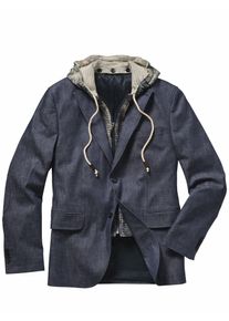 Mey & Edlich Mey & Edlich Herren Autoren-Sakko Blau Obermaterial: 98 % Baumwolle, 2 % Elasthan