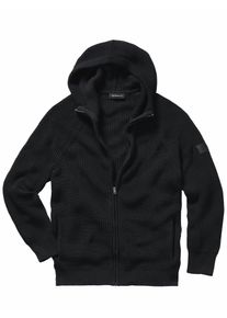 Mey & Edlich Mey & Edlich Herren Gestrickte Kapuzenjacke Beige 80 % Baumwolle, 20 % Wolle