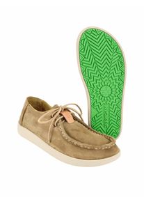 Satorisan S.L Herren Kwahu Suede Beige Veloursleder