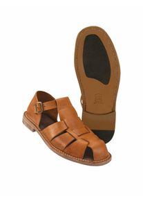 ASTORFLEX SRL Herren R&ouml;mersandale Braun Obermaterial: Kalbleder