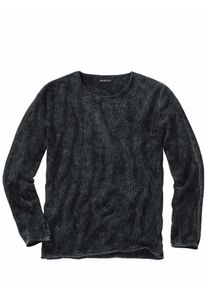 Mey & Edlich Mey & Edlich Herren Rockiger Pullover Schwarz 100 % Baumwolle (bio)