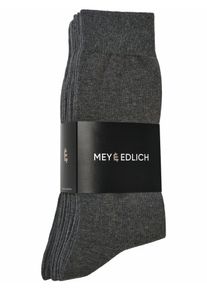 Mey & Edlich Mey & Edlich Herren Treue Socke Sixpack Grau Flach gestrickt