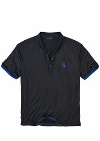 Mey & Edlich Mey & Edlich Herren Dranbleiber-Poloshirt Rot 91 % Polyester, 9 % Elasthan