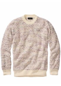 Mey & Edlich Mey & Edlich Herren Wunderwabe-Pullover Beige 70 % Baumwolle (davon 20 % Bio-Baumwolle), 30 % Seide