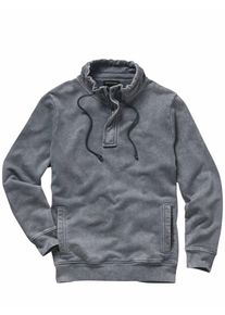 Mey & Edlich Mey & Edlich Herren Windst&auml;rken-Sweatshirt Grau 100 % Baumwolle