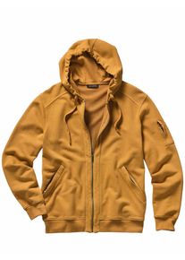 Mey & Edlich Mey & Edlich Herren Selbstl&auml;ufer-Sweatjacke Gelb 100 % Baumwolle (bio)