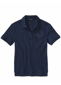 Mey & Edlich Mey & Edlich Herren Gr&uuml;nderzeit-Polo Blau 100 % Baumwolle