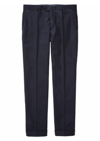 Mey & Edlich Mey & Edlich Herren Napoletano Anzughose Blau 100 % Schurwolle