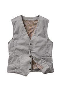 Mey & Edlich Mey & Edlich Herren Pordenone-Weste Grau 97 % Baumwolle, 3 % Elasthan
