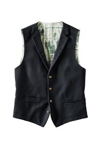 Mey & Edlich Mey & Edlich Herren Ernst-Mey-Weste 1896 Schwarz 98 % Baumwolle, 2 % Elasthan