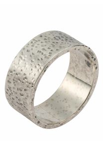 Mey & Edlich Mey & Edlich Herren Hammerschlag-Ring Metallic 925er Sterlingsilber