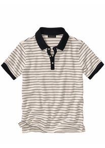 Mey & Edlich Mey & Edlich Herren Schiri-Polo Wei&szlig; 90 % Baumwolle, 7 % Polyester, 3 % Elasthan