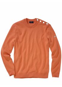 St. James Herren Pullover Cancale Orange 100 % Baumwolle