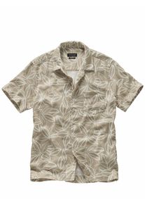 Mey & Edlich Mey & Edlich Herren Stadtstrand-Bl&auml;tterhemd Beige 100 % Baumwolle