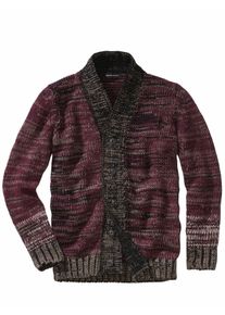 Mey & Edlich Mey & Edlich Herren Mouline-Cardigan Schwarz 65 % Wolle, 15 % Polyacryl, 10 % Alpaka, 10 % Polyamid