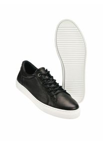 Mey & Edlich Mey & Edlich Herren Kontrastsneaker Schwarz Obermaterial, Futter und Decksohle: Rindleder