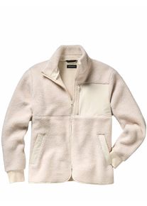 Mey & Edlich Mey & Edlich Herren Teddy-Jacke Wei&szlig; 100 % Wolle