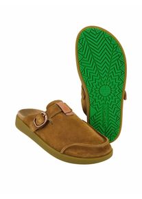 Satorisan S.L Herren Hoote Premium Clog Braun Rindleder