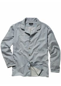 Mey & Edlich Mey & Edlich Herren Rockiges Pyjamaoberteil Grau 100 % Baumwolle