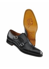Gordon & Bros Gordon & Bros Herren Doppel-Monk Schwarz Obermaterial, Futter und Decksohle: Rindleder