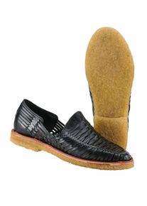 CANO Herren Huarache Javier Schwarz Obermaterial und Decksohle: Rindleder