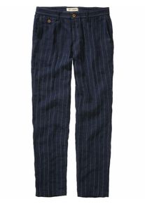 Mey & Edlich Mey & Edlich Herren Bin-so-frei-Chino Blau 100 % Leinen