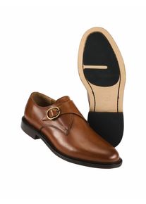 Mey & Edlich Mey & Edlich Herren Single Monk Braun Obermaterial, Futter und Decksohle: Kalbleder
