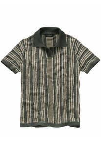 Mey & Edlich Mey & Edlich Herren Effekt-Polo Gr&uuml;n 91 % Baumwolle, 8 % Polyamid, 1 % Elasthan