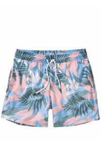 Mey Herren Dschungel-Badehose Blau 100 % Polyester