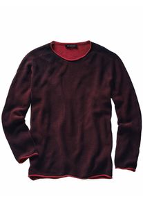 Mey & Edlich Mey & Edlich Herren Schmirgel-Pullover Rot 100 % Baumwolle