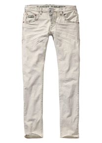 Herrlicher Herren Unclean-Jeans Wei&szlig; 88 % Baumwolle, 10,4 % Polyester, 1,6 % Elasthan