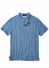 Mey & Edlich Mey & Edlich Herren Lust-auf-Luft-Leinenpolo Blau 100 % Leinen