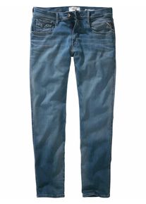 Replay Herren Jeans Anbass Sixteen Blau 99 % Baumwolle, 1 % Elasthan