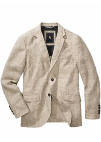 Mey & Edlich Mey & Edlich Herren Herringbone Leinen-Anzugsakko Beige Obermaterial: 100 % Leinen