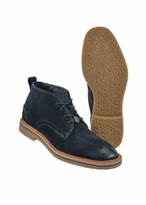 Gordon & Bros Gordon & Bros Herren Nachtschw&auml;rmer-Boot Blau Veloursrindleder