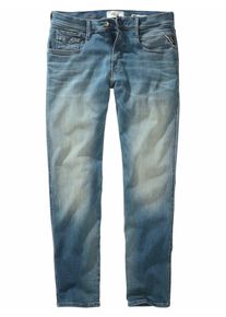 Replay Herren Jeans Anbass Dust Blau 91 % Baumwolle, 6 % Elastomultiester, 3 % Elasthan