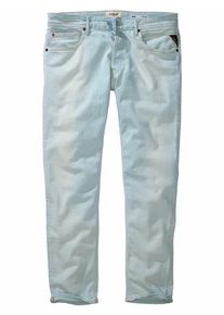 Replay Herren Willbi Pale Blue Blau 99 % Baumwolle, 1 % Elasthan