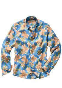 Mey & Edlich Mey & Edlich Herren Lebenslust-Hemd Blau 100 % Leinen