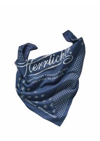 Herrlicher Herren Bandana Yuto Blau 100 % Baumwolle