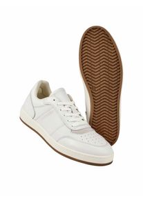 Mey & Edlich Mey & Edlich Herren Gro&szlig;es-Tennis-Sneaker Wei&szlig; Obermaterial: Rindleder