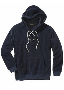 Mey & Edlich Mey & Edlich Herren Schn&uuml;r-Hoodie Blau 100 % Baumwolle (bio)