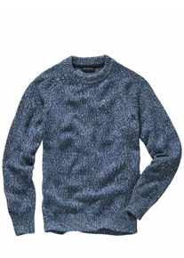 Mey & Edlich Mey & Edlich Herren Lichtkunst-Pullover Blau 46 % Wolle, 43 % Baumwolle, 11 % Polyamid