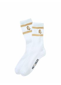 Mey & Edlich Mey & Edlich Herren Return-Socke Wei&szlig; 80 % Baumwolle, 18 % Polyamid, 2 % Elasthan