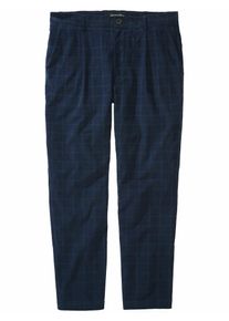 Mey & Edlich Mey & Edlich Herren Checker-Chino Blau 98 % Baumwolle, 2 % Elasthan