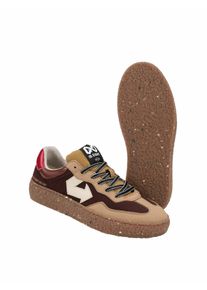 ID Eight Herren Uriduri-Sneaker Braun 44 % Polyester (recycelt, wasserabweisend), 38 % Polyamid (recycelt), 12 % BioVeg (Maiskorn), 6 % Apfelschale